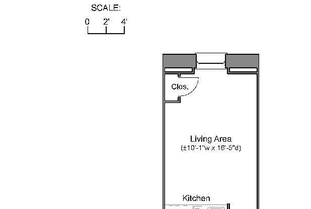 Studio, 1 bath, 225 sqft, $2,275, Unit 728