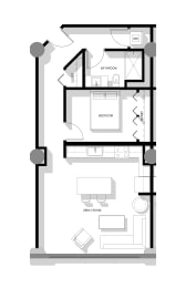 1 bed, 1 bath, 725 sqft, $1,810