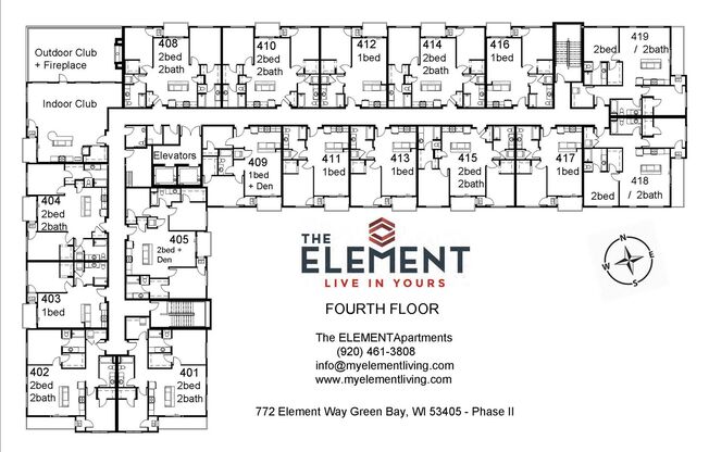 2 beds, 2 baths, 1,124 sqft, $2,195, Unit 402