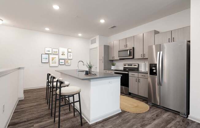 Kitchen With Stainless Steel Appliances