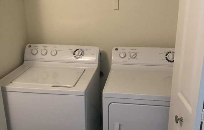 this is a photo of the laundry room in the 690 square foot 1 bedroom apartment at