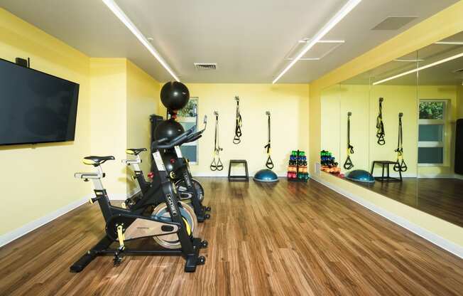 Spin and Yoga Room