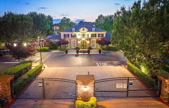 Evening Shot of the Clubhouse