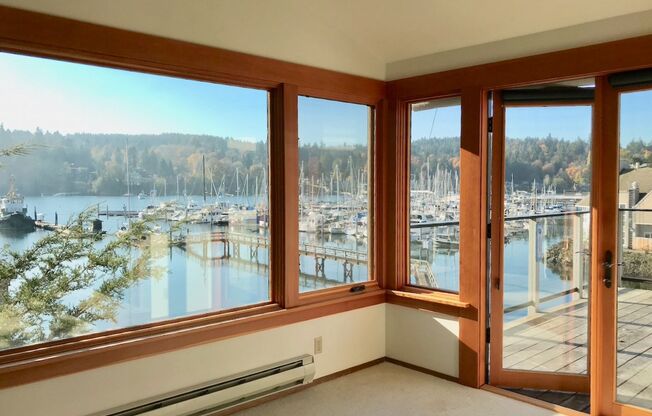 Boutique in town condo building with luxury top floor waterfront unit....now available