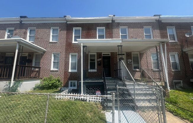 Charming 3 bedroom, 1 bathroom home located in Baltimore, MD