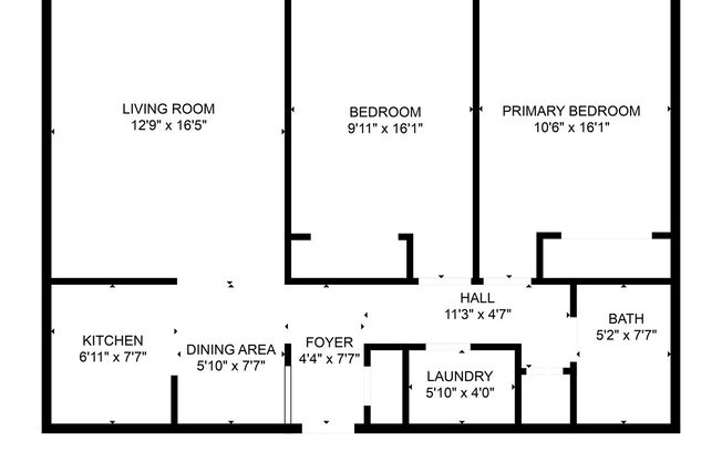 2 beds, 1 bath, 825 sqft, $999, Unit 1320-208