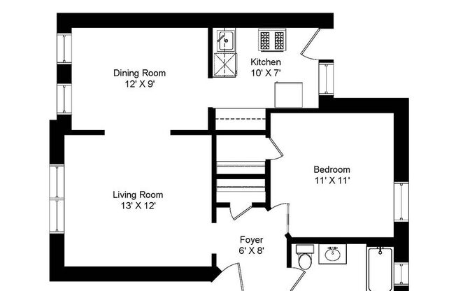 1 bed, 1 bath, 695 sqft, $1,695, Unit 1918-3