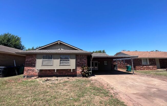 4 Bedroom 2 Bath in OKC! Half off first month
