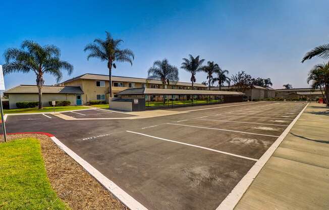 Visitor and resident parking at El Dorado apartments