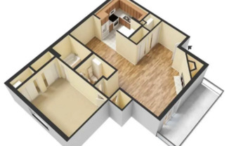 1 bed, 1.5 baths, 938 sqft, $1,925, Unit 2025C-102C