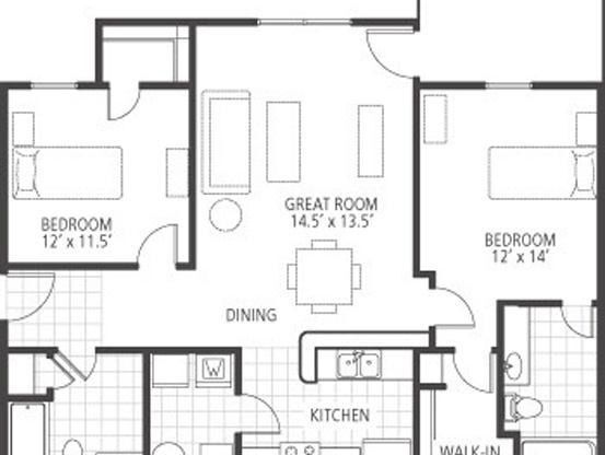 2 Bedroom 1st Floor-Style C