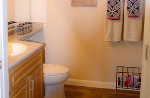 furnished bathroom 1 and 2 bedroom Floor Plansfor rent in Elk Grove Ca at  Siena Villas