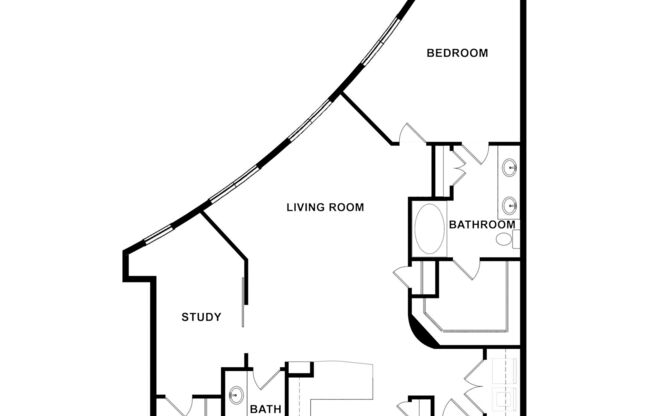 1 bed, 2 baths, 1,201 sqft, $2,270
