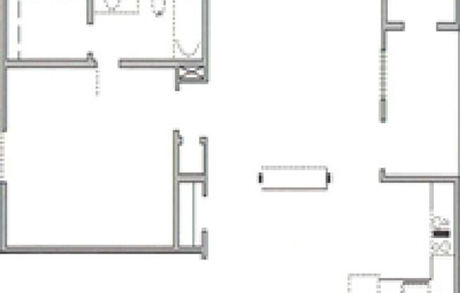 1 bed, 1 bath, 670 sqft, $899, Unit W-0307