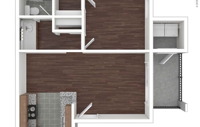 1 bed, 1 bath, 650 sqft, $1,109