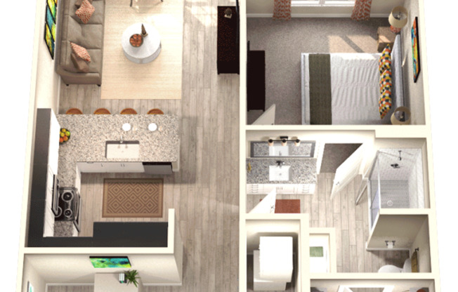 1 bed, 1 bath, 878 sqft, $1,530, Unit 2209