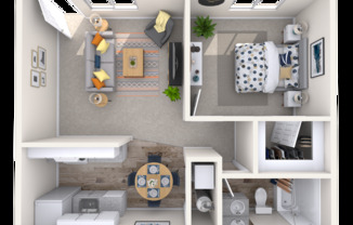 1 bed, 1 bath, 650 sqft, $1,870