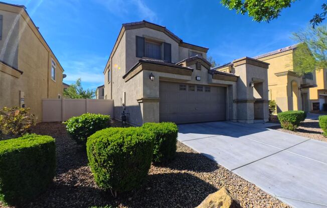 North Las Vegas single story 4 bedroom rental.