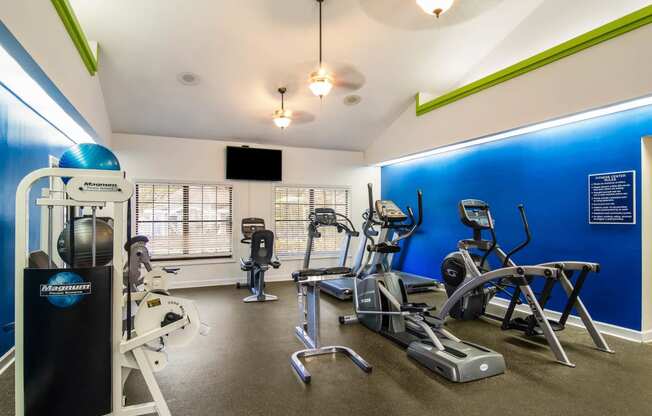 Fitness Center at St. Johns Forest Apartments, Jacksonville, FL, 32277