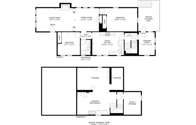 2 beds, 1 bath, 1,200 sqft, $3,500, Unit 12 Homer Apt 1