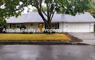 Ideal Hillsboro Location 2 Level Home with Large Fenced Yard, Covered Patio 1 or 2 Pets Welcome