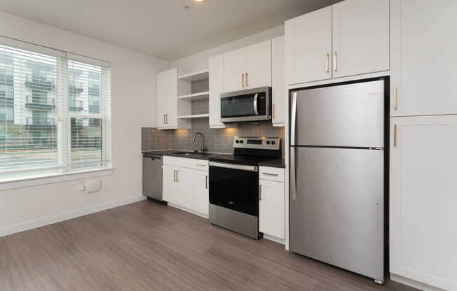 Kitchen with Stainless Steel Appliances