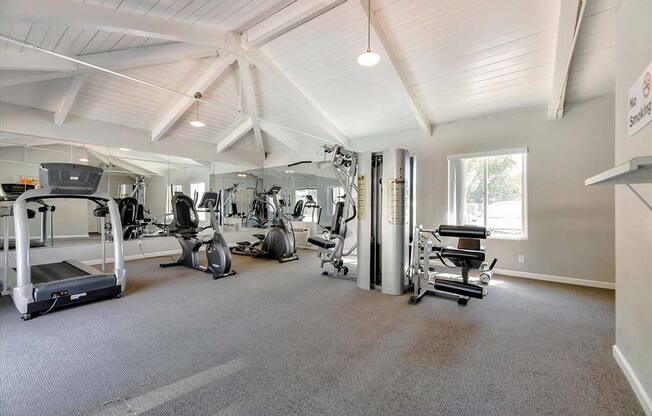 Equipment for Workouts at The Luxe, Santa Clara, California