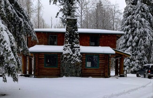 Log Cabin on Acreage, Mosquito Lk Rd