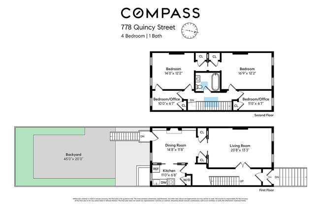 4 beds, 1 bath, 1,680 sqft, $6,400, Unit 2