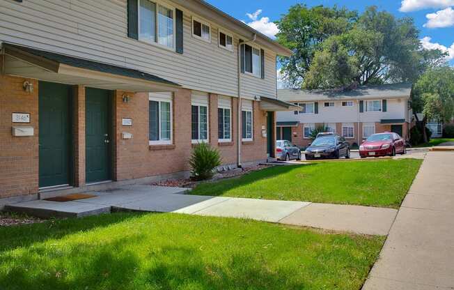 Nicely maintained exterior buildings