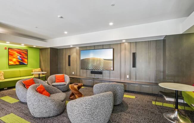 Common living room at Park77 Apartments, Massachusetts