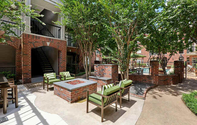 Fire Pit at Inverness in Houston, TX