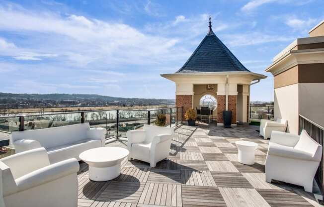 Rooftop deck at 1600 Pennsylvania Avenue SE, Washington, DC, 20003