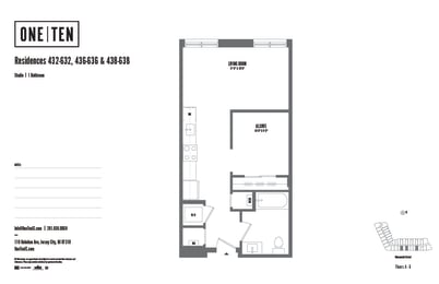 Studio, 1 bath, $2,770