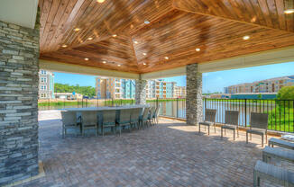 outdoor kitchen