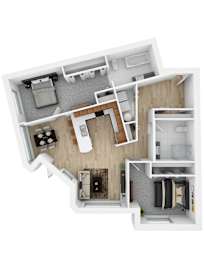 2 beds, 2 baths, 1,028 sqft, $1,764