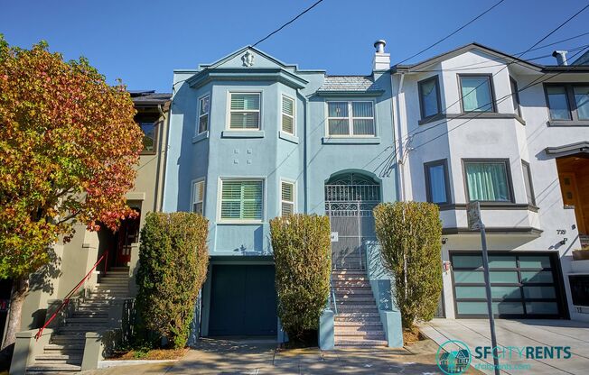 Richmond District: Single Family Home w/ 2 Car Tandem Garage & Giant Yard 1/2 Block from Golden Gate Park