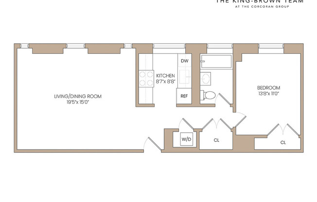 1 bed, 1 bath, 849 sqft, $8,250, Unit 1610