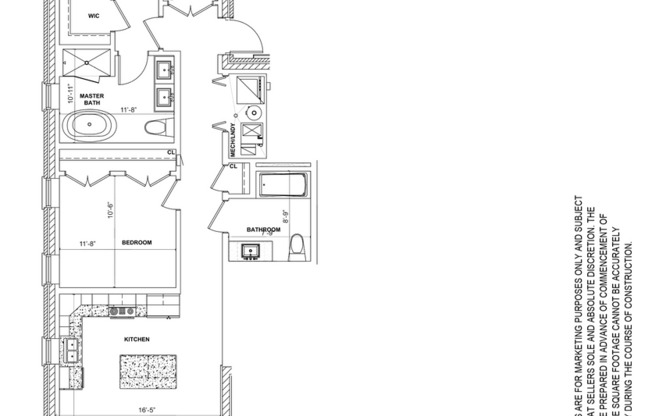 2 beds, 2 baths, 1,230 sqft, $2,550, Unit 770-2W