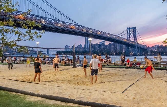 There are so many activities to enjoy at Domino Park, only about a mile away.