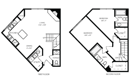 1 bed, 1 bath, 923 sqft, $1,628