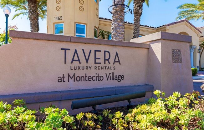 tavera sign  at Tavera, California