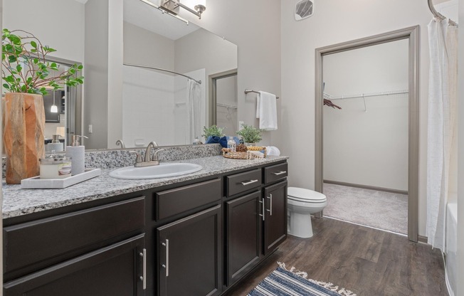 Bathroom at RiverHouse Apartments in Little Rock, AR