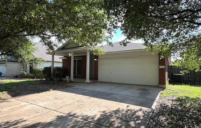 Single Story, 3 Bedrooms and 2 Bathroom Home for Rent in Dell Diamond, Round Rock, Texas