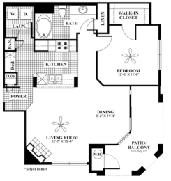 1 bed, 1 bath, 850 sqft, $1,961