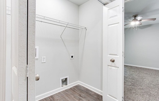 Built-In Shelving In Closet at Wood Terrace, Doraville, 30340