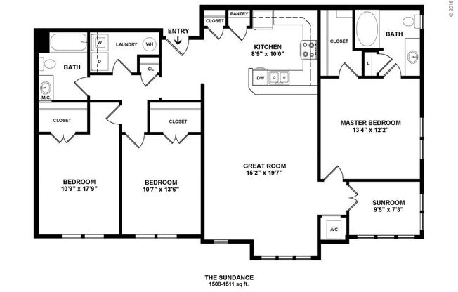 3 beds, 2 baths, 1,503 sqft, $2,335