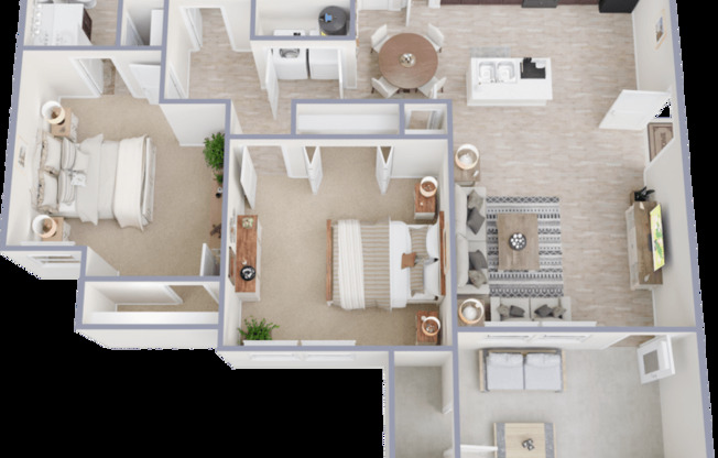 2 beds, 2 baths, 958 sqft, $1,012