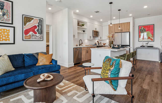 Living Room with Hard Surface Flooring