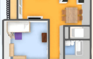 2 beds, 1 bath, 868 sqft, $840